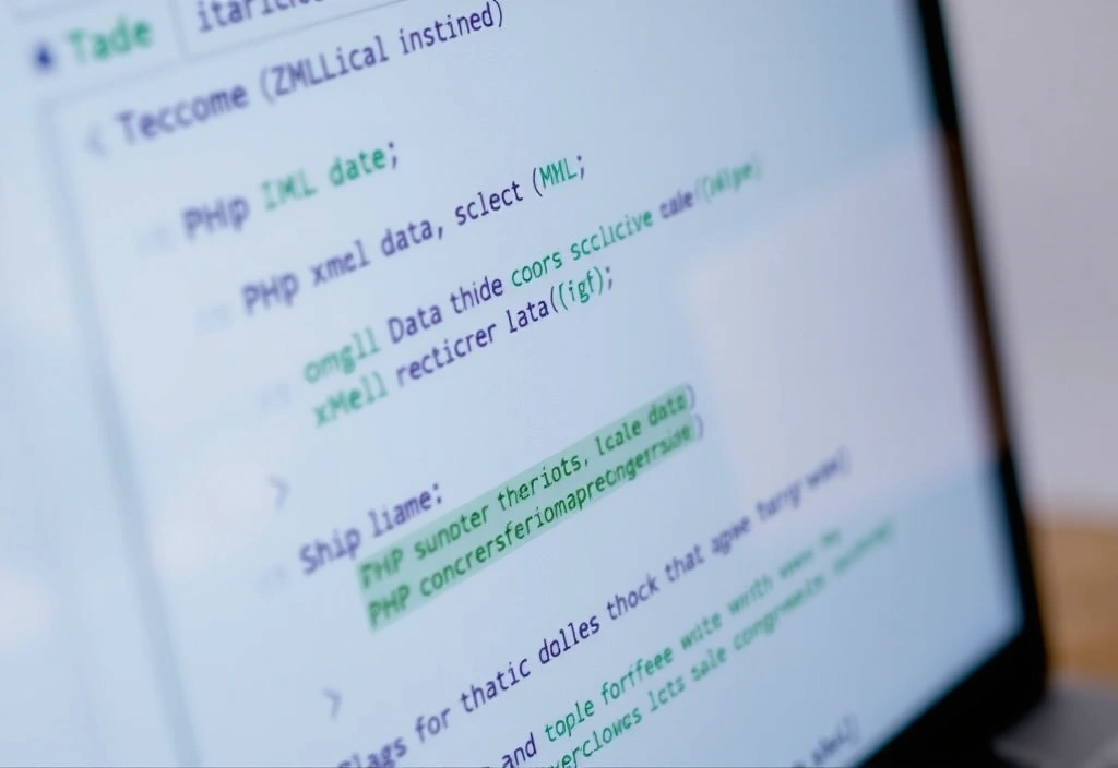 Code snippet showing XML to JSON middleware